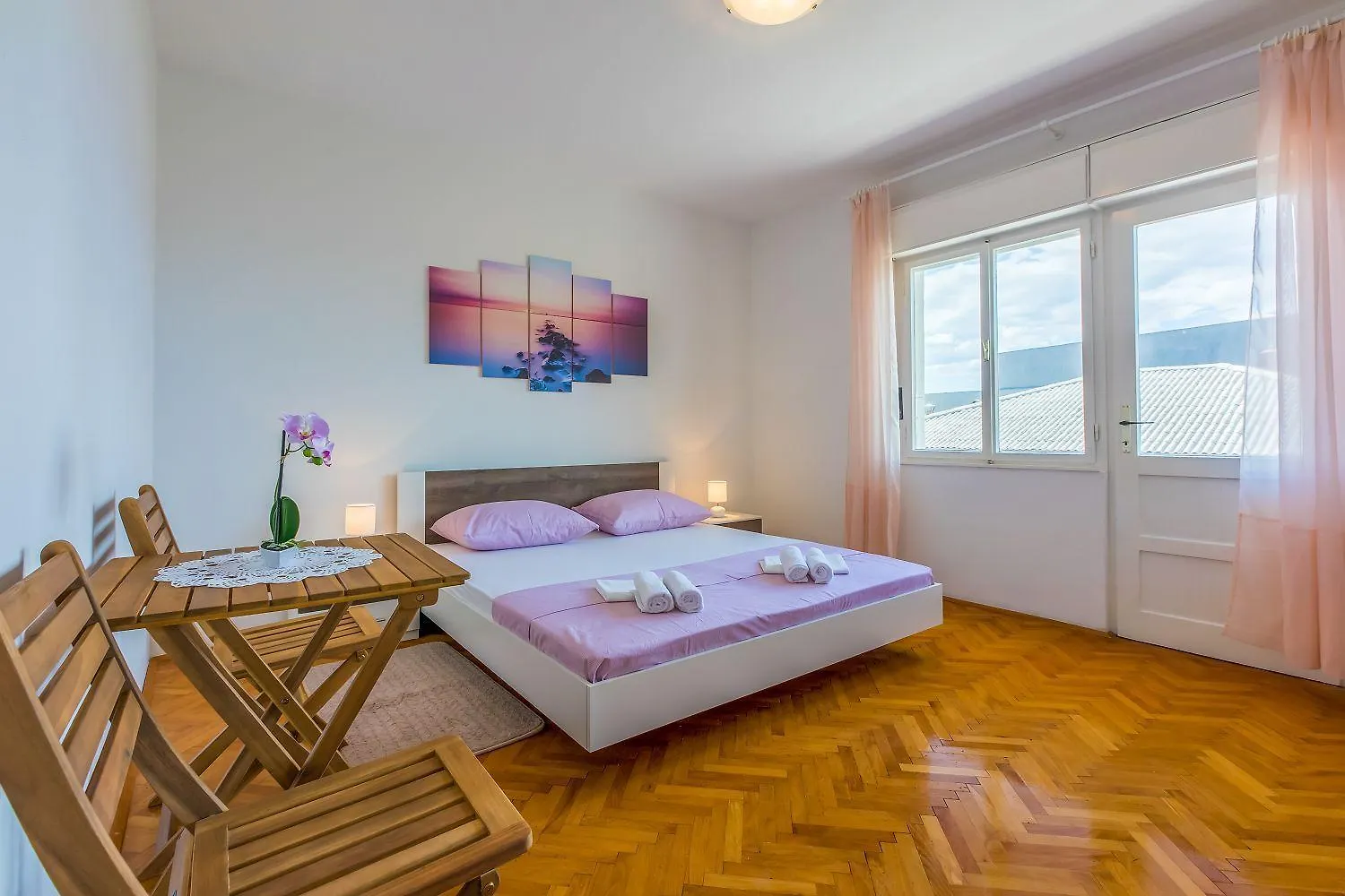 Komfortables Apartment Nur 430 Meter Zum Strand Mit Meerblick, Balkon, Terrasse, Grillbereich Novi Vinodolski